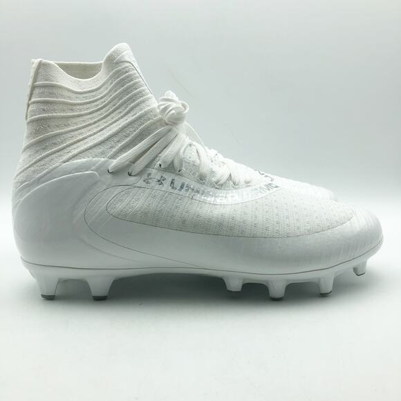 Under Armour Men Highlight MC 2.0 High Top Football Cleats Size 8 White NWOB main image 10